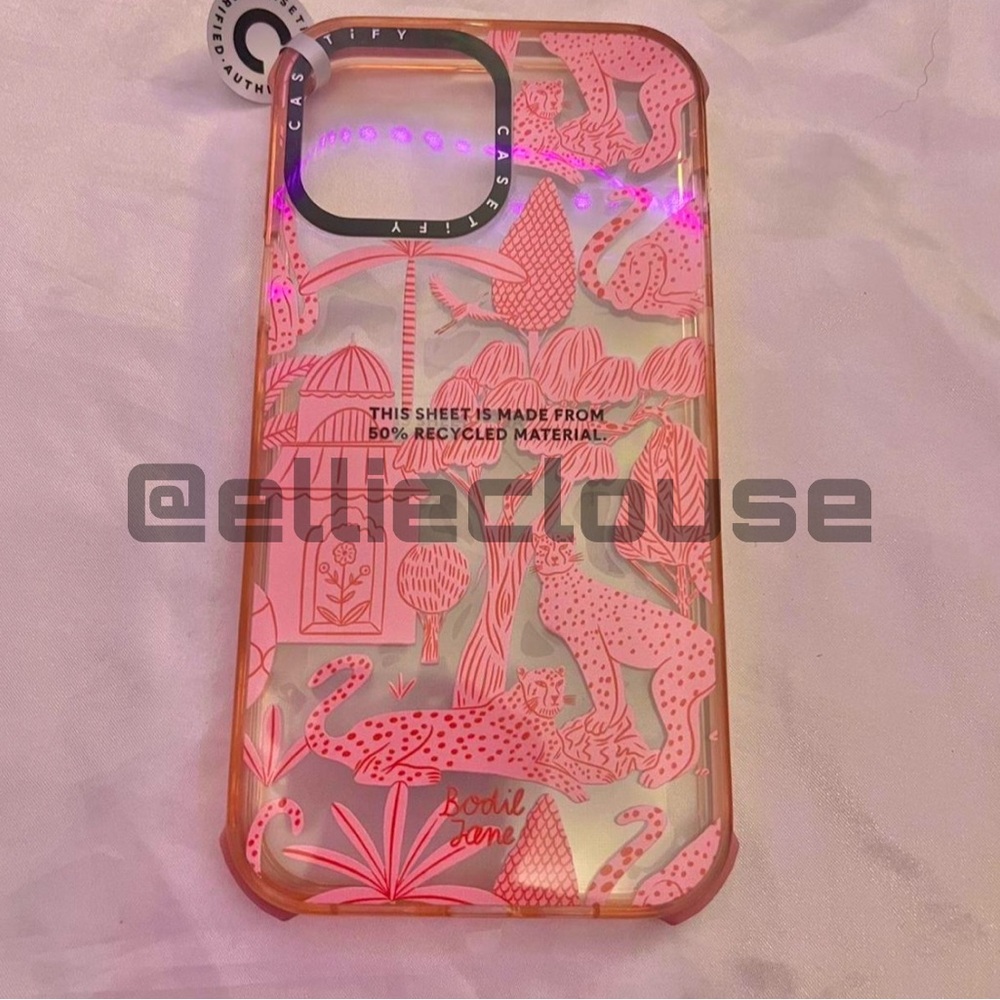 Pink Animal Print Phone Case